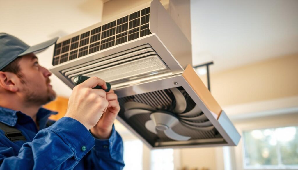 Exhaust fan maintenance