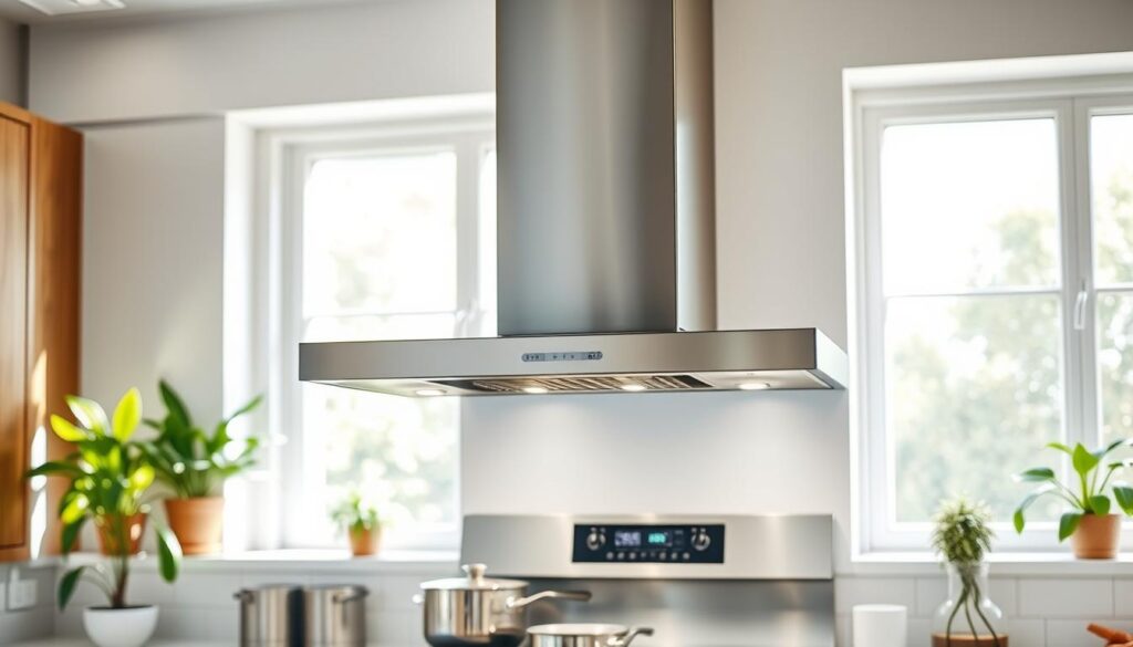Energy efficient range hood ventilation system Energy efficient range hood ventilation system