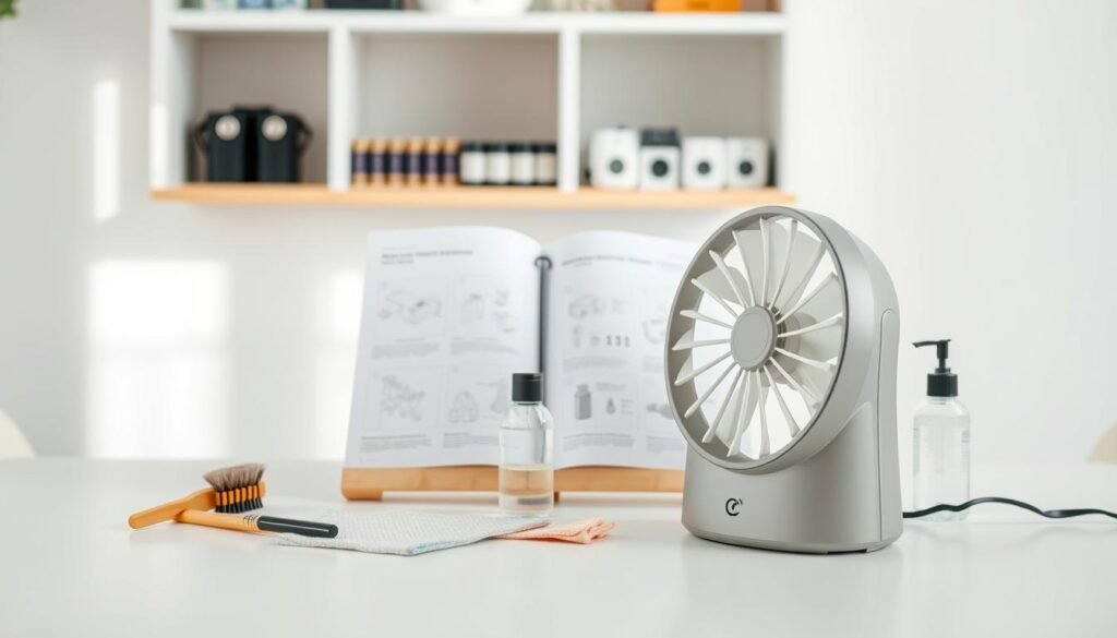 Rechargeable fan maintenance tips
