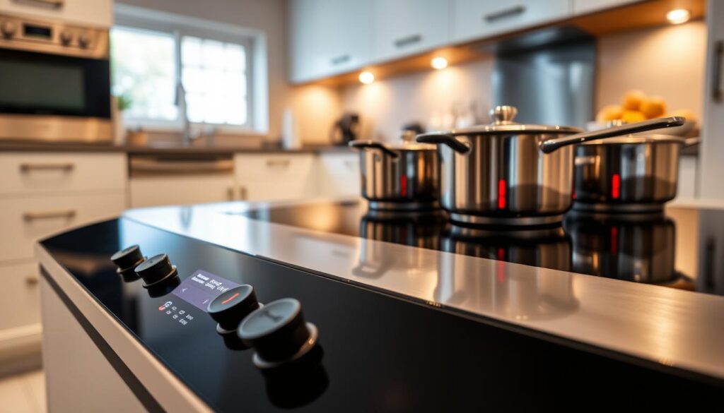 safety features of an induction cooktop