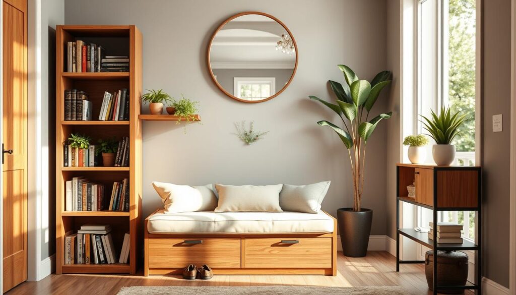 storage furniture and shelving unit in an entryway storage furniture and shelving unit in an entryway